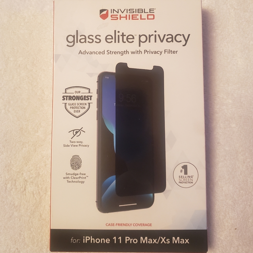 Invisible shield glass